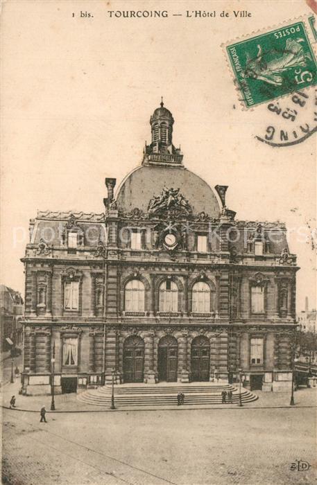 Tourcoing 59 Hôtel de Ville Rathaus