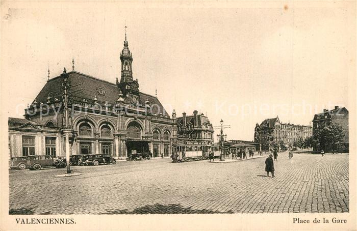 Valenciennes Place de la Gare Bahnhof