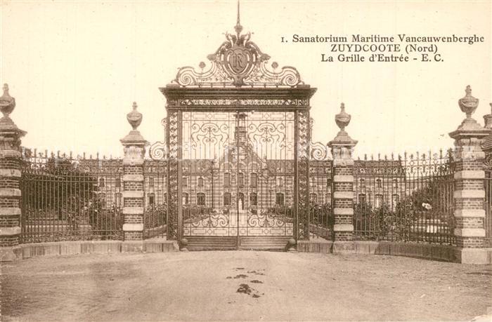 Zuydcoote Sanatorium Maritime Vancauwenberghe La