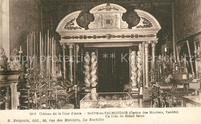 Saint-Cyr-en-Talmondais Chateau de la Cour d`Aron