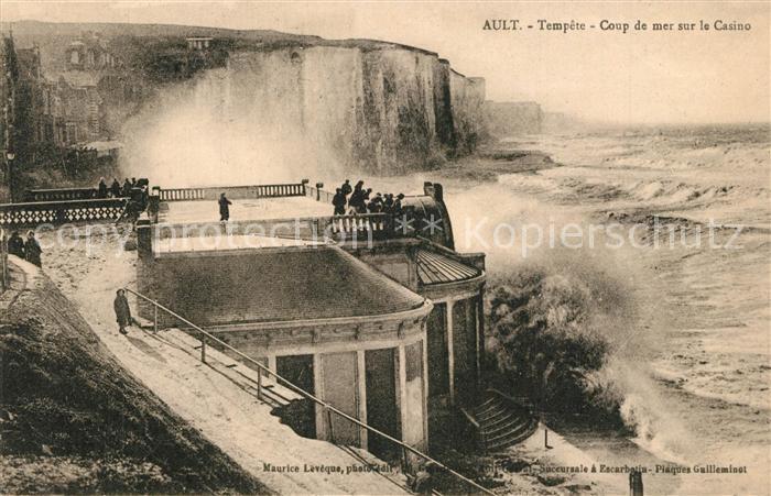 Ault Somme Tempete Coup de mer sur le Casino