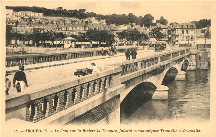 Trouville-sur-Mer Pont sur la Rivi?re la Touques