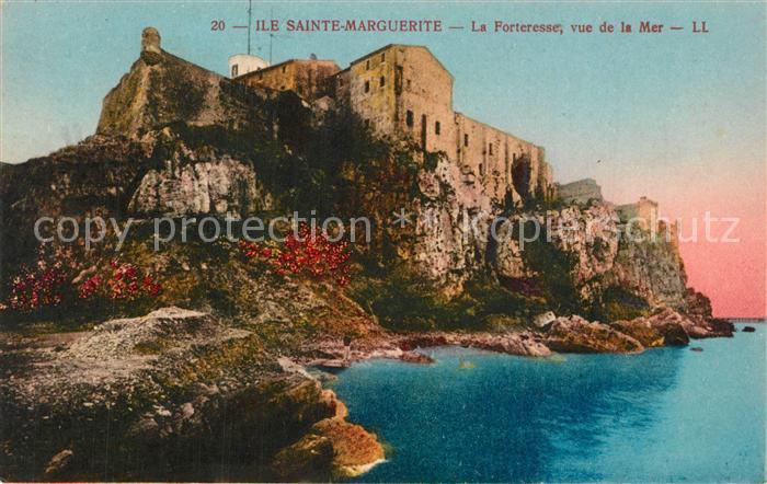 Ile Sainte-Marguerite Forteresse vue de la Mer