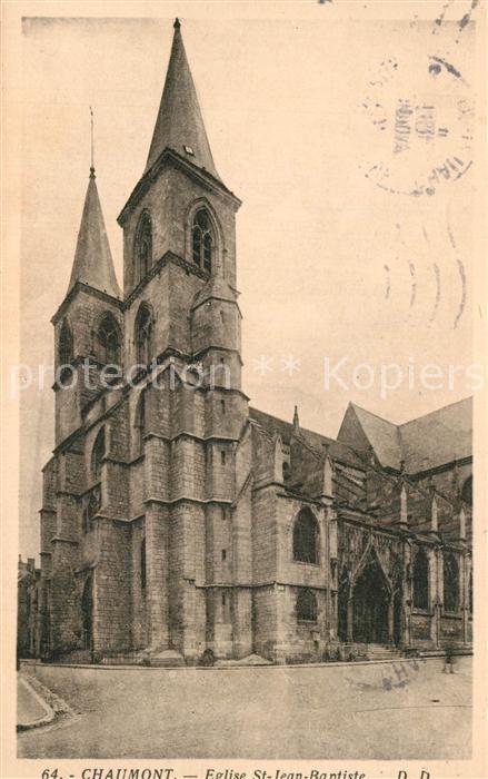 Chaumont 52 Eglise St. Jean Baptiste