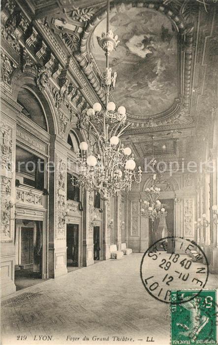 Lyon France Foyer du Grand Theatre