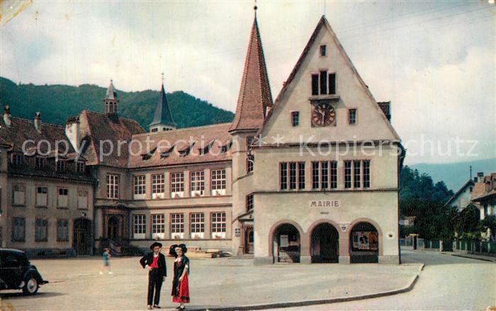 Metzeral Haut Rhin La Mairie Tracht