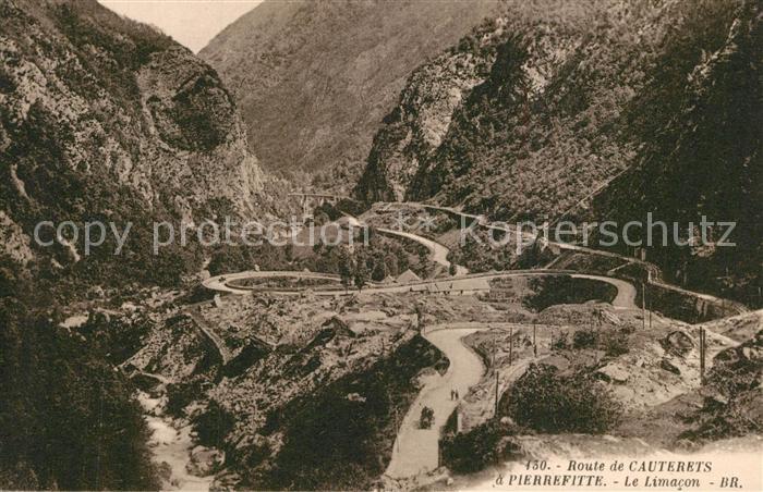 Cauterets Route a Pierrefitte Limacon