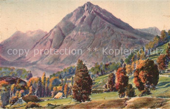 Cauterets Le Peguere K?nstlerkarte