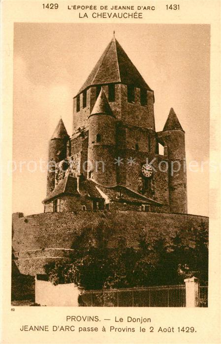 Provin Le Donjon Jeanne D`Arc passe a Provins