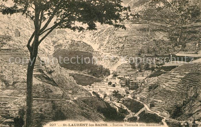 Saint-Laurent-les-Bains Station Thermale tr?s renommee