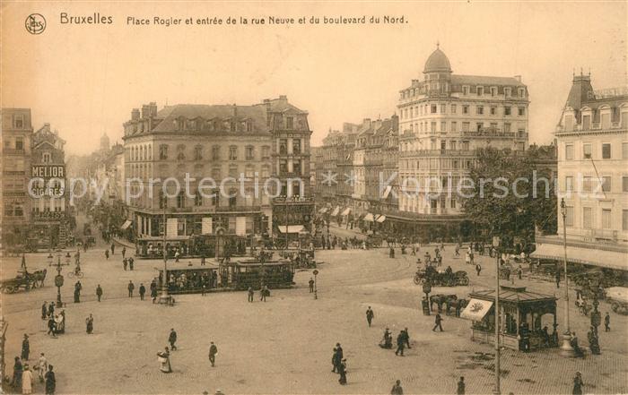 Bruxelles Br?ssel Place Rogier Rue Neuve et Boulevard du Nord