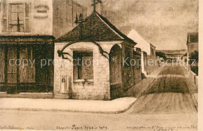 Acheres-la-Foret Chapelle Peping K?nstlerkarte