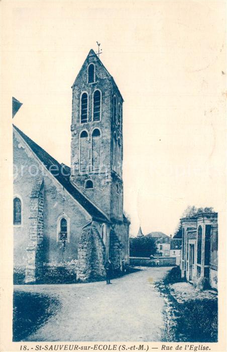 Saint-Sauveur-sur-Ecole Rue de L Eglise