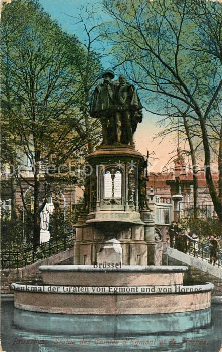 Bruxelles Br?ssel Denkmal des Grafen von Egmont und von Hornes