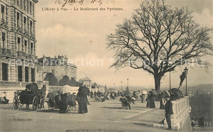 Pau 64 Boulevard des Pyr?n?es Pferdekutschen