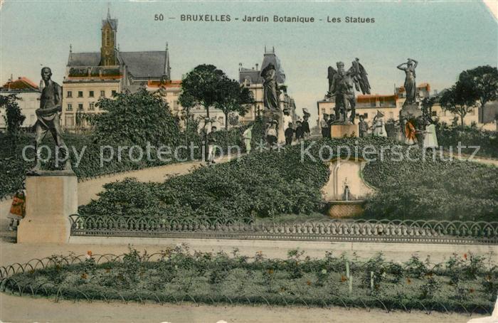 Bruxelles Br?ssel Jardin Botanique Les Statues