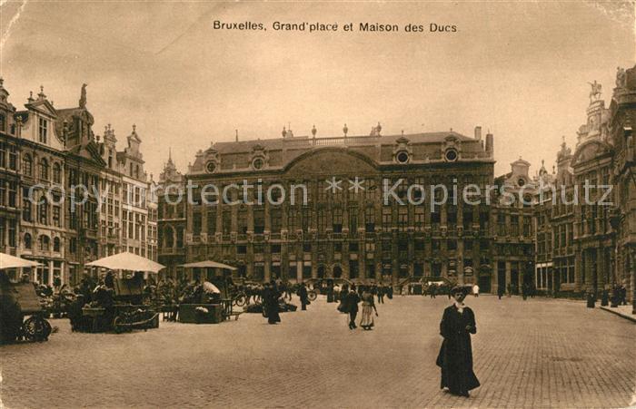 Bruxelles Br?ssel Grand Place et Maison des Ducs