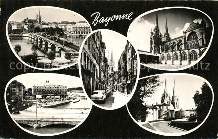 Bayonne 64 Pont Saint Esprit Cathedrale Rue Port Neuf Hotel de Ville