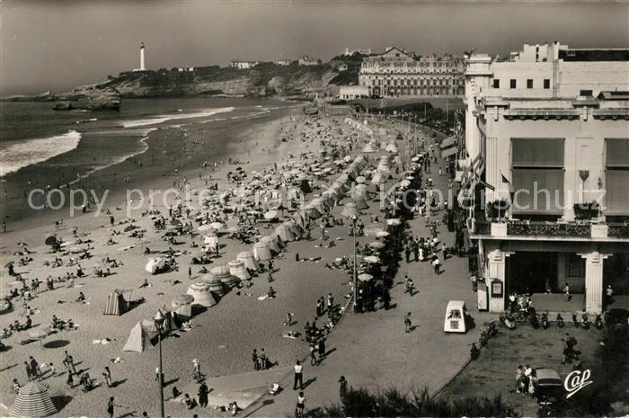 Biarritz Pyrenees Atlantiques Plage Cap