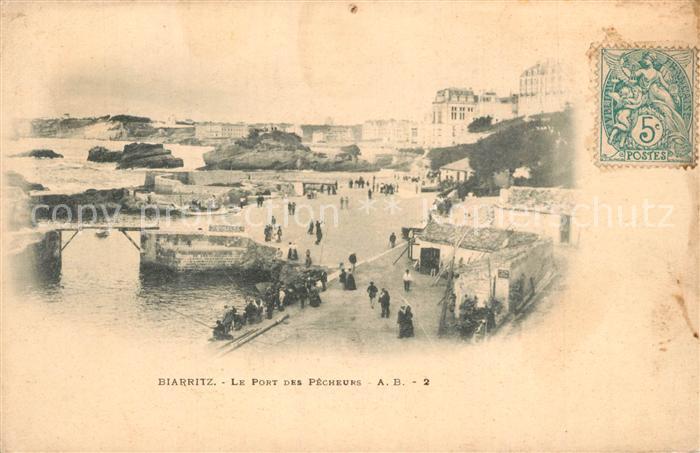 Biarritz Pyrenees Atlantiques Port des Pecheurs