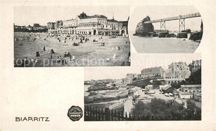 Biarritz Pyrenees Atlantiques Plage Pont