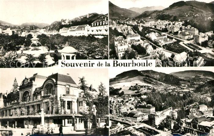 La Bourboule Casino Etablissement Thermal Fliegeraufnahme