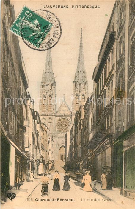 Clermont Ferrand Puy de Dome Rue des Gras