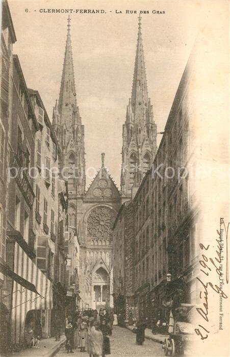 Clermont Ferrand Puy de Dome Rue des Gras