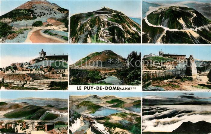 Le Puy de Dome Ruines du Temple de Mercure