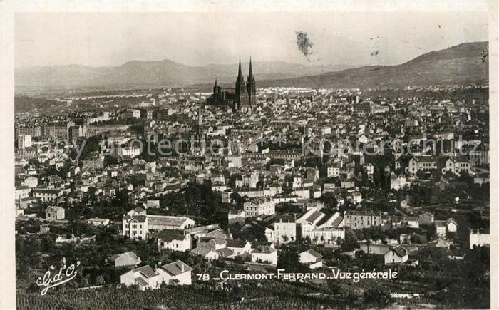 Clermont Ferrand Puy de Dome Vue generale