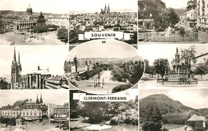 Clermont Ferrand Puy de Dome Place de Jaude Boulevard Desaix Cathedrale