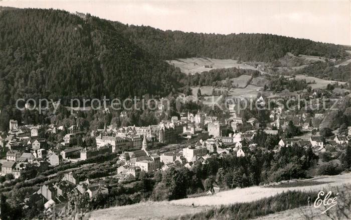 La Bourboule Vue depuis la route de Murat-le-Quaire
