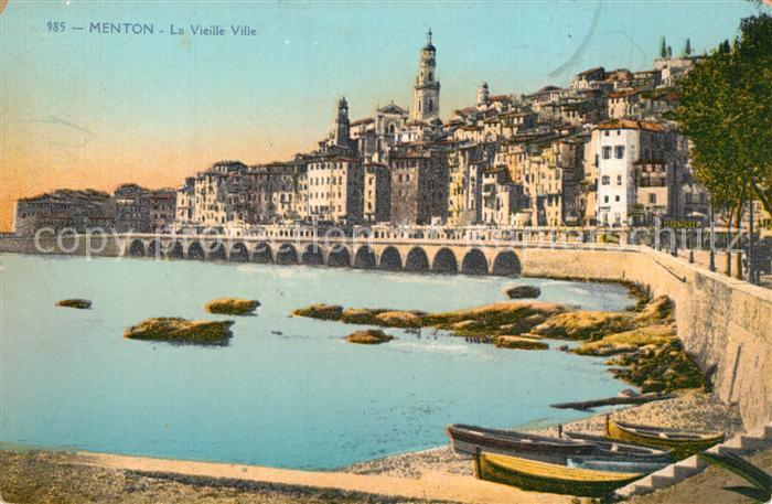 Menton Alpes Maritimes La Vieille Ville