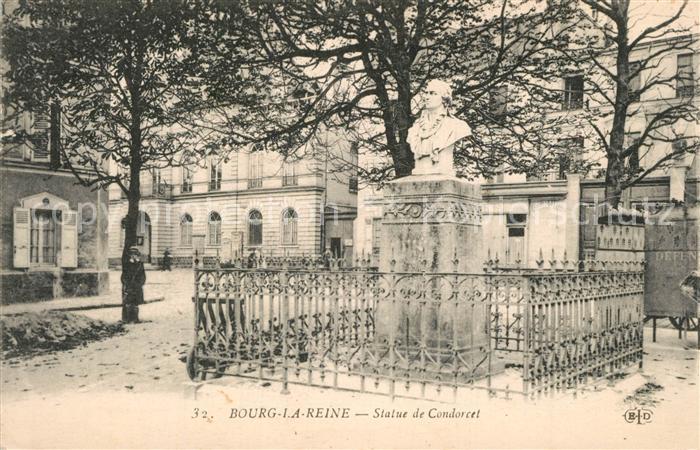 Bourg-la-Reine Statue de Condorcet