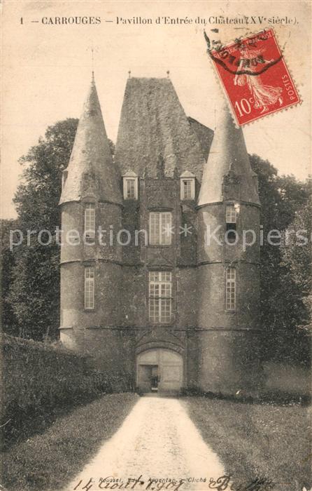 Carrouges Pavillon d’Entree du Chateau