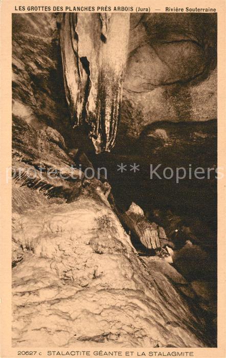 Arbois Les Grottes des Planches Stalactite Gea