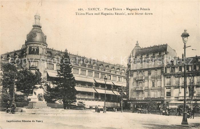 Nancy Lothringen Place Thiers Magasins Reunis