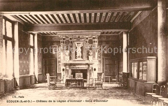 Ecouen Chateau de la Legion d’Honneur Salle d Honneur