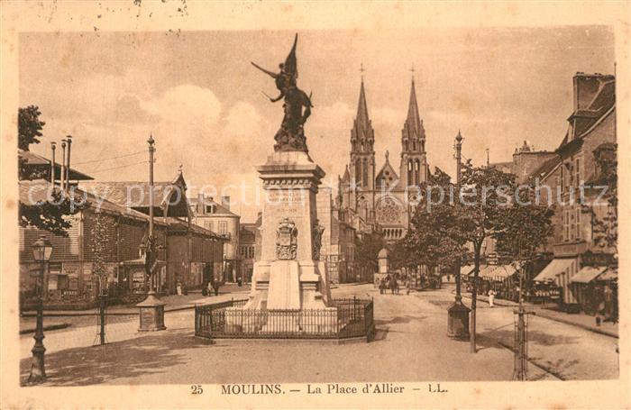Moulins Allier La Place d Allier