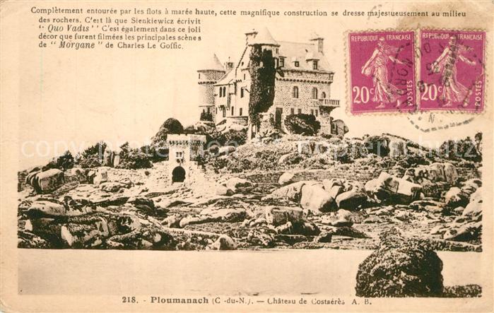 Ploumanach Chateau de Costaeres