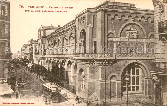 Toulouse Haute-Garonne Facade du Musee sur la Rue d’Alsace Lor