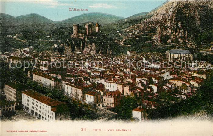 Foix L’Ariege Vue generale