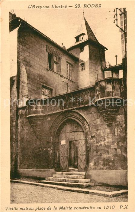 Rodez Vieille maison place de la Mairie