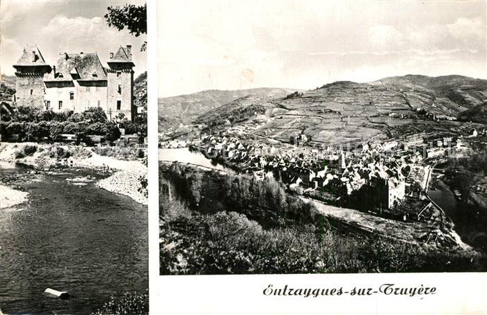 Entraygues-sur-Truyere Panorama Le Chateau La Centrale Electrique