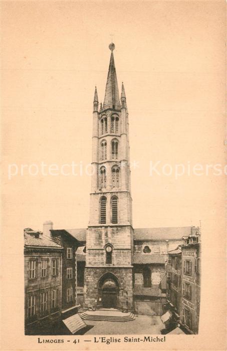 Limoges Haute Vienne Eglise Saint Michel