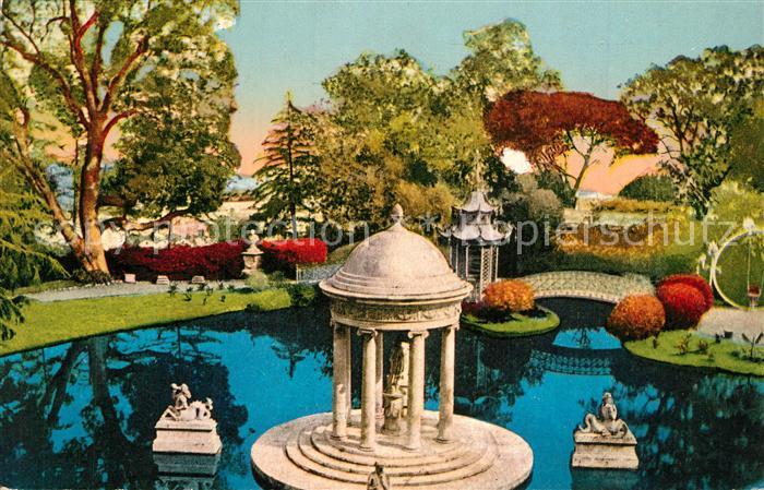 Genova Genua Liguria Pegli Villa Durazzo Pallavicini Laghetto e Tempio di Diana