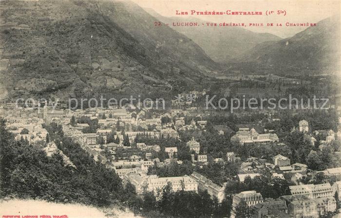Luchon Haute-Garonne Vue generale prise de la Chaumiere