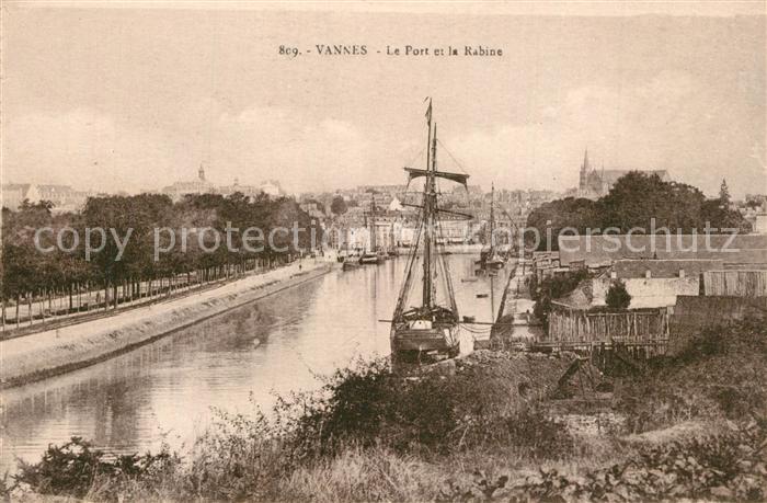 Vannes 56 Le Port et la Rabine