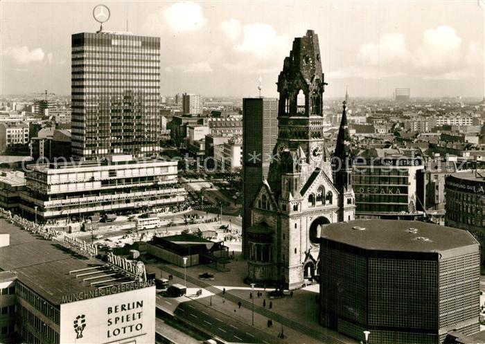 Berlin Europa Center mit Kaiser Wilhelm Gedaechtniskirche