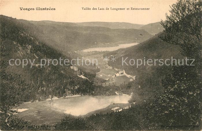 Vosges Vogesen Region Vallee des Lacs de Longemer et Retournemer
